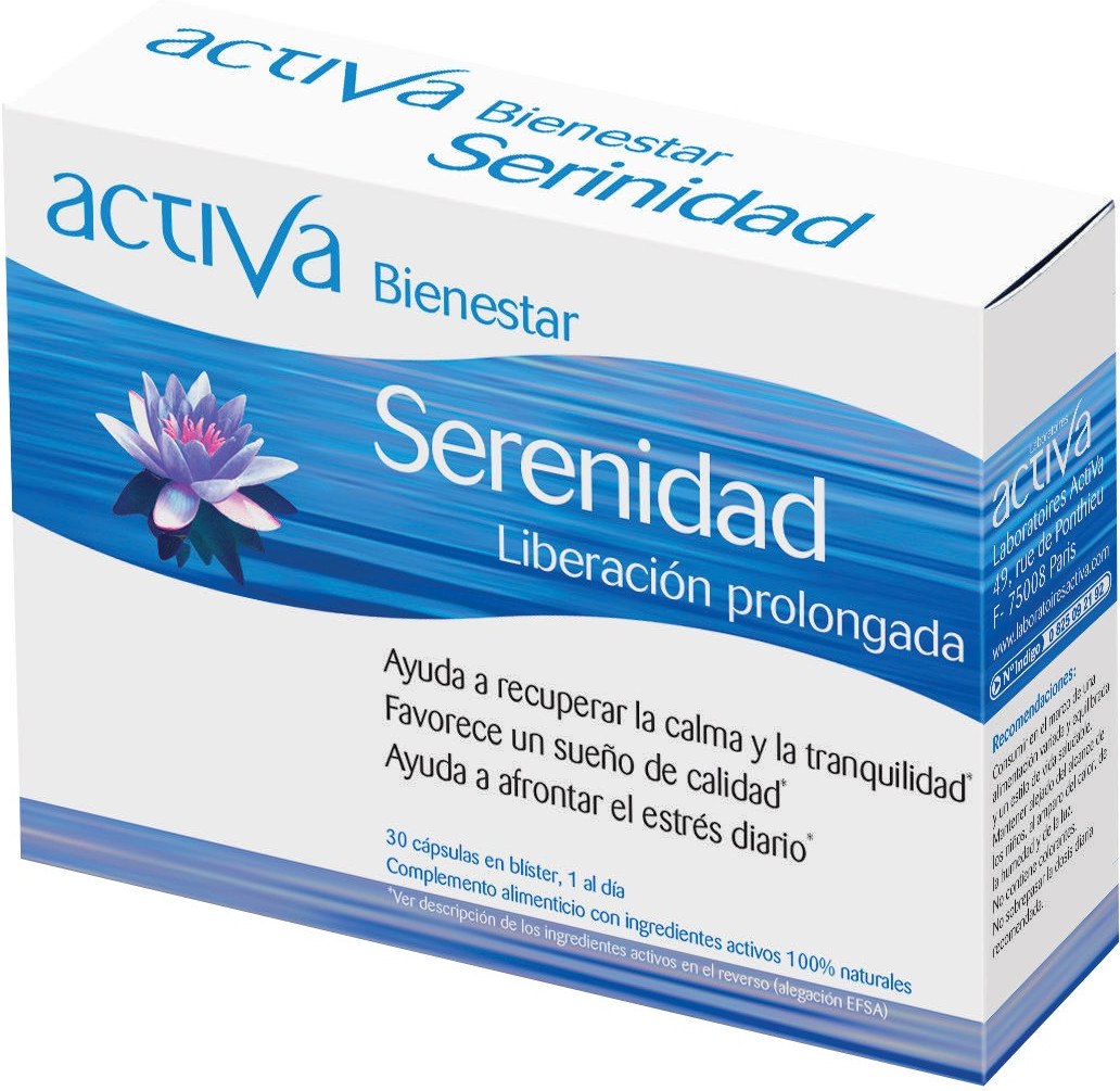 Activa Bienestar Serenidad 30 Caps Activa Bienestar Serenidad 30 Caps