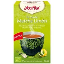 Yogi Tea Te Verde Matcha Limon 17 Filtros X 1,8 Gr