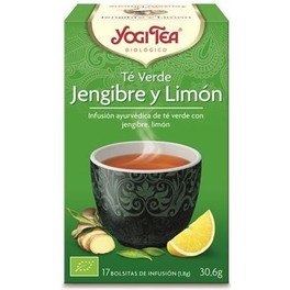 Yogi Tea Te Verde Jengibre Y Limon 17 X 1,8gr