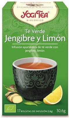 Yogi Tea Te Verde Jengibre Y Limon 17 X 1,8gr Yogi Tea Te Verde Jengibre Y Limon 17 X 1,8gr