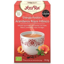 Yogi Tea Energia Positiva Arandanos Hibisco 17 X 1