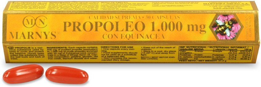 Marnys Propoleo+equinacea Tubo 30u 1000mg Marnys Propoleo+equinacea Tubo 30u 1000mg
