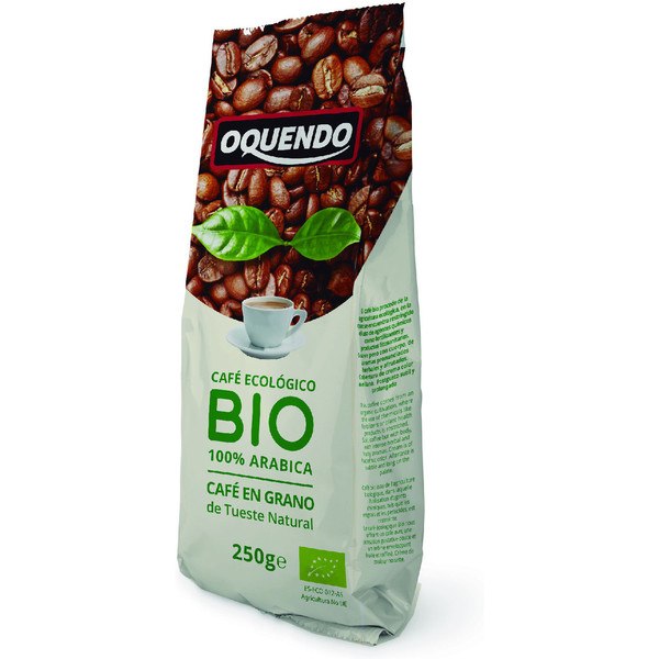 Oquendo Cafe En Grano Bio 100% Arabica 250 Gramos