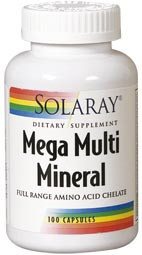 Solaray Mega Multi Mineral 120 Caps Solaray Mega Multi Mineral 120 Caps
