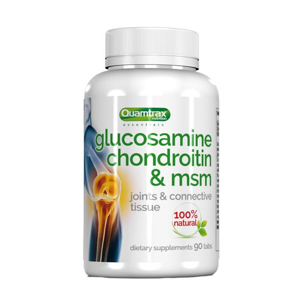 Quamtrax Essentials Glucosamina Chondroitin & MSM 90 caps