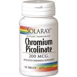 Solaray Chromium Picolinate 50 Tabletas