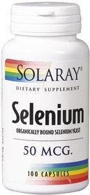 Solaray Selenium 50 Mcg 100 Cap Solaray Selenium 50 Mcg 100 Cap