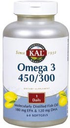 Kal Omega 3 450/300 60 Perlas Kal Omega 3 450/300 60 Perlas
