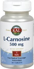 Kal L Carnosine 500 Mg 30 Caps Kal L Carnosine 500 Mg 30 Caps