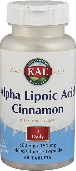 Kal Cinnamon & Alpha Lipoic Acid 60 Caps Kal Cinnamon & Alpha Lipoic Acid 60 Caps
