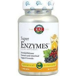 Kal Super Enzymes 60 Comp Accion Prolongada