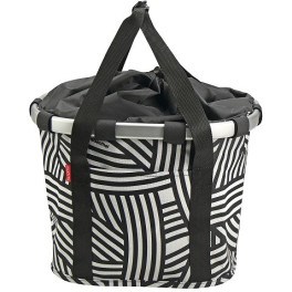 Rixen&kaul Bolsa Delantera Klickfix Zebra 15l Negro/blanco (35x28x26)
