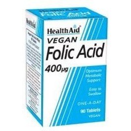Health Aid Acido Folico 400 Mcg 90 Comp