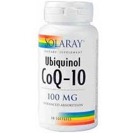 Solaray Coq10 Ubiquinol 100 Mg 30 Perlas
