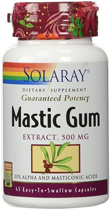 Solaray Mastic Gum 500 Mg 45 Vcaps Solaray Mastic Gum 500 Mg 45 Vcaps