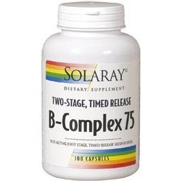 Solaray B Complex 75 A/r 100 Vcaps
