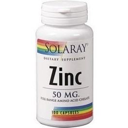 Citrato di zinco Solaray 50 mg 60 Vcaps