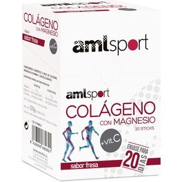 Aml Sport Colageno Con Magnesio + Vit C 20 Sticks