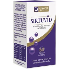 Anroch Sirtuvid (Antioxidante Celular) 550 Mg 60 Caps