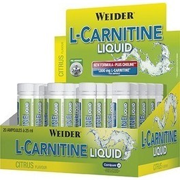 Weider L-Carnitina Liquid 1800 Mg 20 Ampollas x 25 Ml