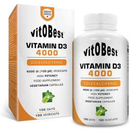 Vitobest Vitamine D3 100 Gélules