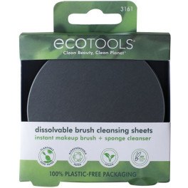 Ecotools Dissolvable Brush Cleansing Sheets 30 Ud Unisex