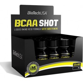 BioTechUSA BCAA Shot 20 viales x 60 ml BioTechUSA BCAA Shot 20 viales x 60 ml