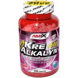 AMIX Creatine Monohydrate Kre-Alkalyn 150 Capsules - Ideal for Athletes - Proteins to Increase Muscle Mass
