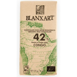 Blanxart Chocolate Con Leche Congo 42% 125 Gr