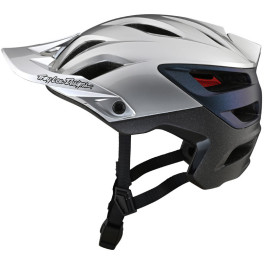 Troy Lee Designs A3 Mips Helmet Uno Silver / Electro Xs/s - Casco Ciclismo