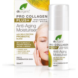 Dr Organic Crema Antiedad Pro-collagen Plus Y Probióticos 50 Ml