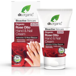 Dr Organic Crema De Manos Y Uñas Rose Otto 125 Ml