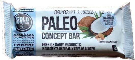 Gold Nutrition Paleo Concept Bar 1 barrita x 50 gr Gold Nutrition Paleo Concept Bar 1 barrita x 50 gr