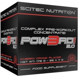 Scitec Nutrition Pow3rd! 2.0 25 sobres x 7 gr Scitec Nutrition Pow3rd! 2.0 25 sobres x 7 gr