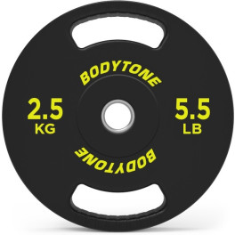 Bodytone Disco De Goma De 25 Kg Con Agarre (28mm)