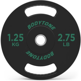 Bodytone Disco De Goma De 125 Kg Con Agarre (28mm)