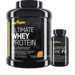 GESCHENKpakket BigMan Ultimate Whey Protein 2 kg + Adrenaline FX 30 caps