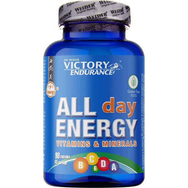Victory Endurance All Day Energy 90 Kapseln - Mit 12 Vitaminen, 9 Mineralien und Antioxidantien aus grünem Tee