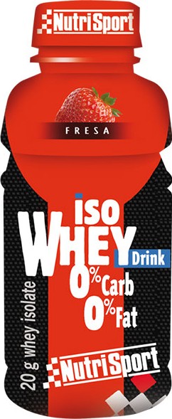 Nutrisport Iso Whey Drink 20 g 12 botellas x 330 ml Nutrisport Iso Whey Drink 20 g 12 botellas x 330 ml