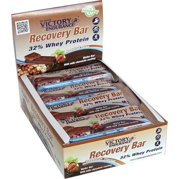 Victory Endurance Recovery Bar - 12 barritas x 50 gr (32% Whey Protein) 