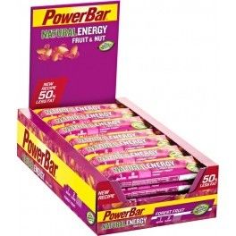PowerBar Natural Energy Frutas 24 barritas x 40 gr PowerBar Natural Energy Frutas 24 barritas x 40 gr