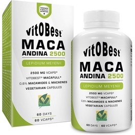 VitOBest Andean Maca 2500 mg - 60 Vegan Capsules