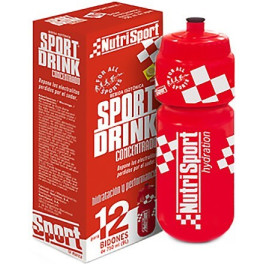 Nutrisport Sport Drink Concentrado + Bidón 750 ml 12 geles x 41 ml