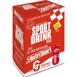 Nutrisport Sport Drink ISO + Flasche 750 ml 6 Beutel x 45 gr