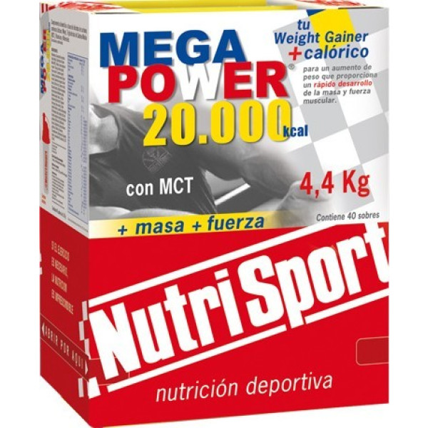 Nutrisport Mega Power  4.4 kg - 40 sobres x 110 gr