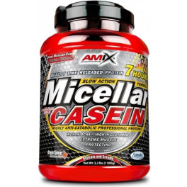 Amix Micellar Casein 1 Kg - Proteína de Libertação Sustentada + Contribui para Aumentar a Massa Muscular Livre de Gordura