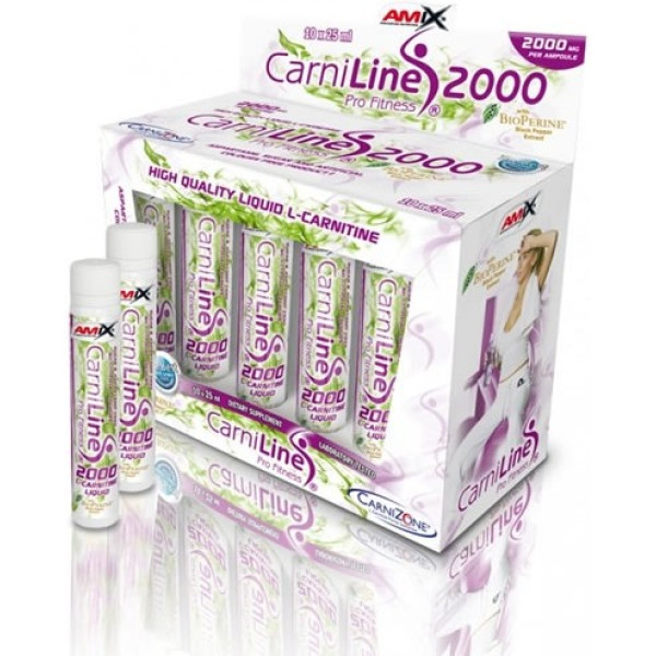 Amix CarniLine Pro Fitness 2000 10 frascos x 25 ml