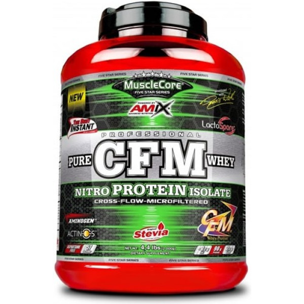 Amix Proteína CFM Nitro Whey 1 Kg MuscleCore - Ayuda a Mantener la Masa Muscular / con Enzimas Digestivas
