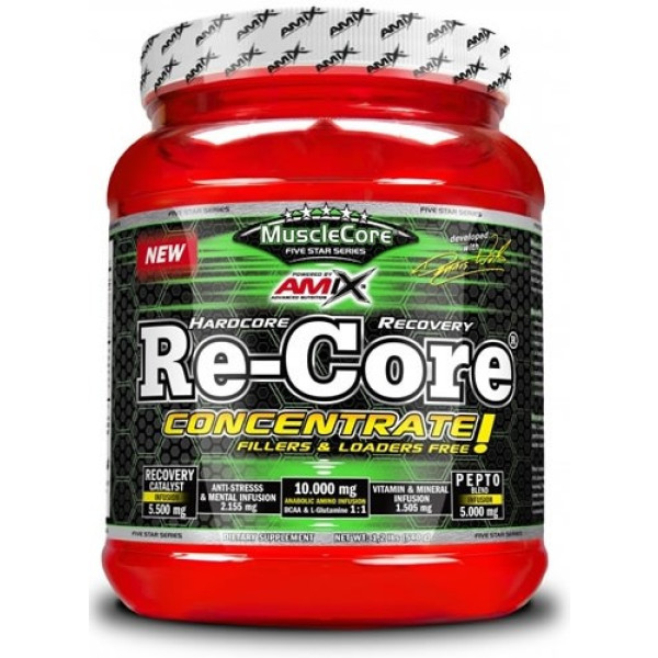 Amix MuscleCore Re-Core Concentrate 540 Gr - Recuperação Muscular / Contém Aminoácidos de Cadeia Ramificada