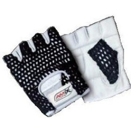 Amix Fishnet Handschoenen - Zwart/Wit